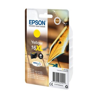 Epson ink cartridge XL yellow DURABrite Ultra T 163     T 1634