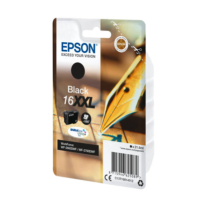 Epson ink cartridge black DURABrite Ultra XXL T 168 T 1681