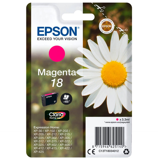 Epson ink cartridge magenta Claria Home T 180         T 1803