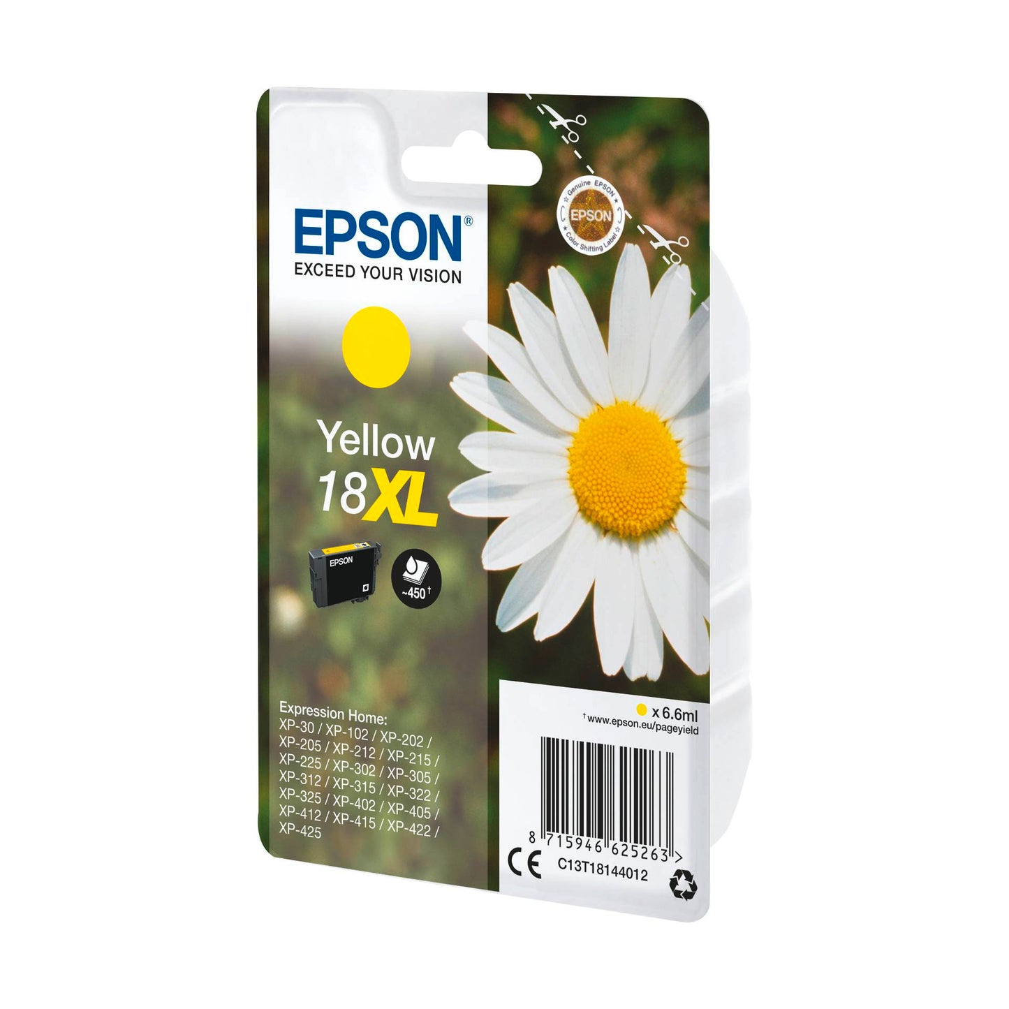 Epson ink cartridge XL yellow Claria Home T 181         T 1814