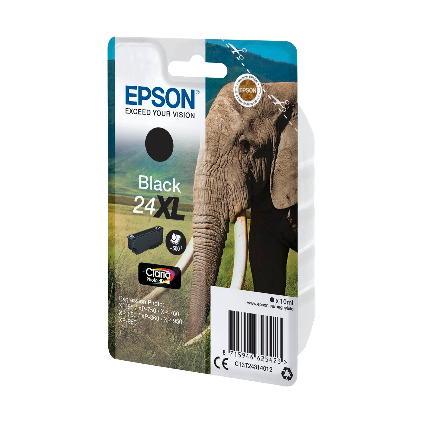 Epson ink cartridge XL black Claria Photo HD T 243     T 2431