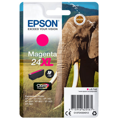 Epson ink cartridge XL magenta Claria Photo HD T 243     T 2433