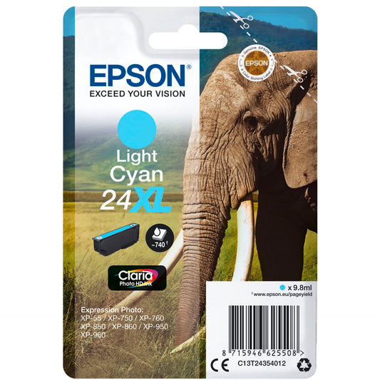 Epson ink cartridge XL light cyan Claria Home HD       T 2435