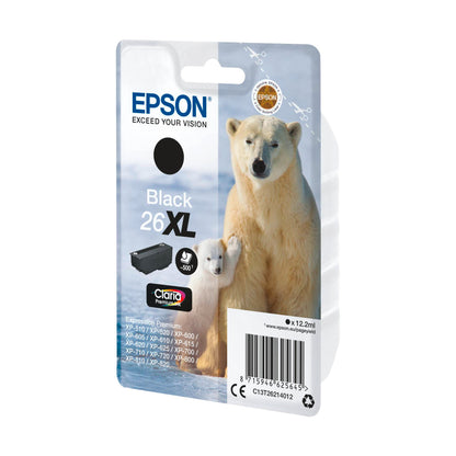 Epson ink cartridge XL black Claria Premium T 262      T 2621