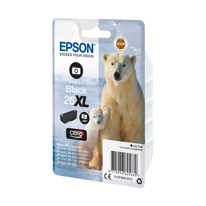 Epson ink cartridge XL photo black Claria Premium      T 2631