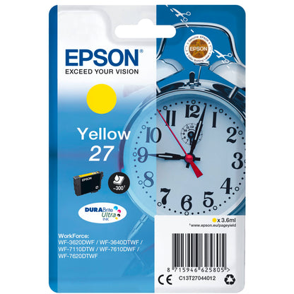 Epson DURABrite Ultra Ink 27 ink cartridge yellow T 2704