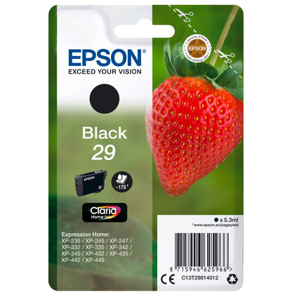 Epson ink cartridge black Claria Home 29            T 2981