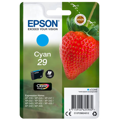 Epson ink cartridge cyan Claria Home 29            T 2982