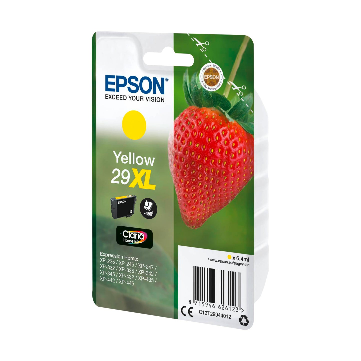 Epson ink cartridge XL yellow Claria Home 29            T 2994