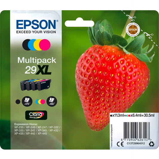 Epson Claria Home Multipack 29XL BK/C/M/Y                  T 2996