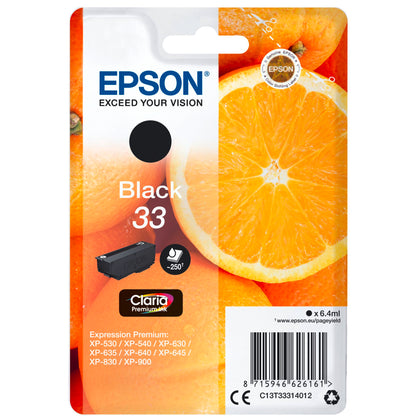 Epson ink cartridge black Claria Premium 33         T 3331