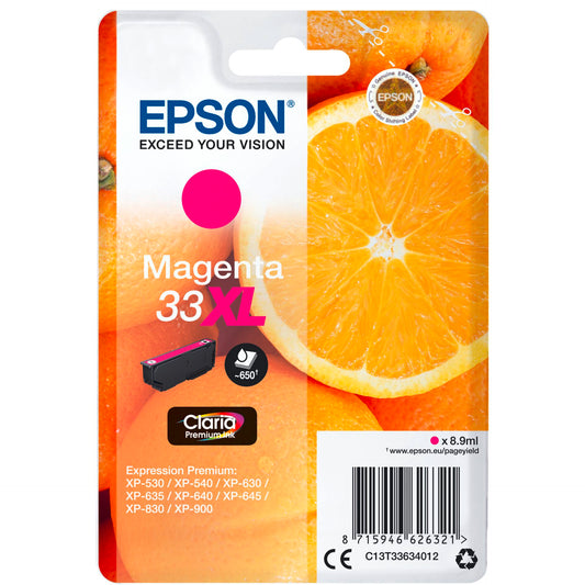 Epson ink cartridge magenta Claria Premium 33 XL      T 3363