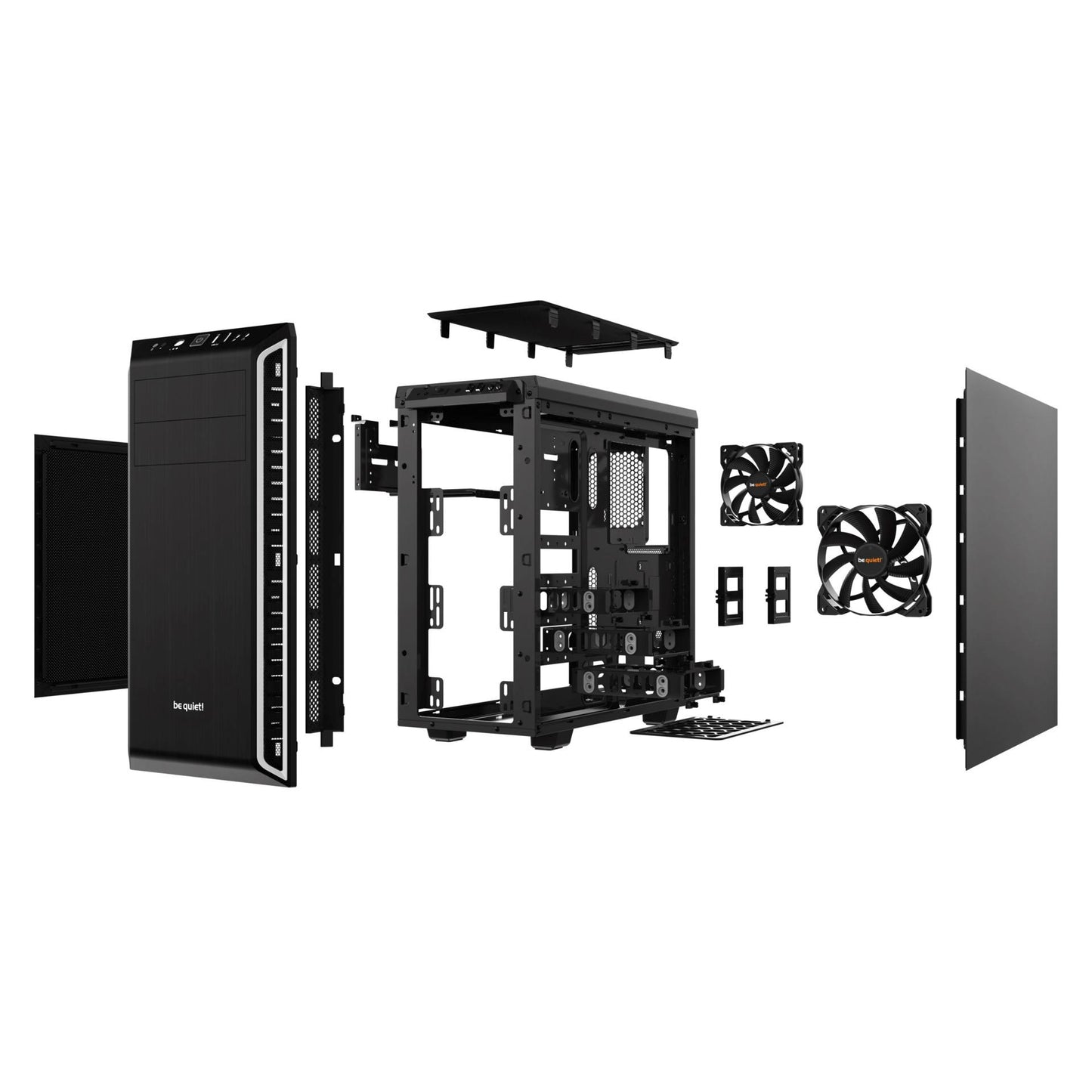 be quiet! PURE BASE 600 Silver housing