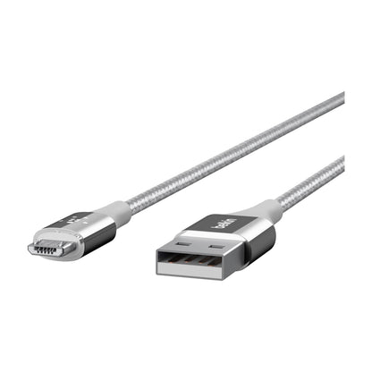 Belkin DuraTek Micro-USB/USB DuPont Kevlar Cable 1,2m silver