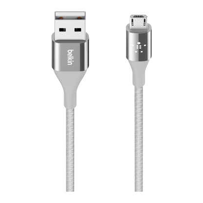 Belkin DuraTek Micro-USB/USB DuPont Kevlar Cable 1,2m silver