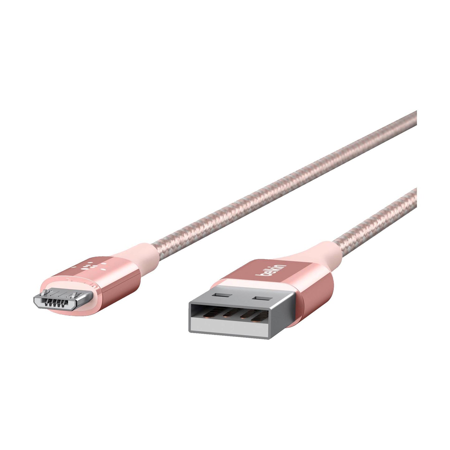 Belkin DuraTek Micro-USB/USB DuPont Kevlar Cable 1,2m rose-go