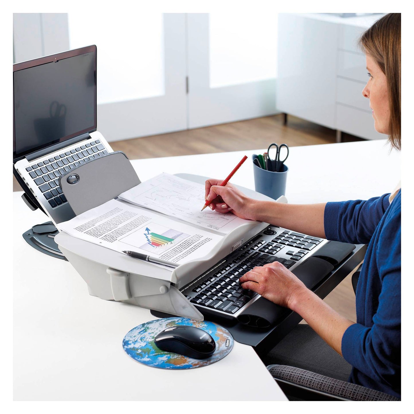 Fellowes Easy Glide Flexible Document Holder