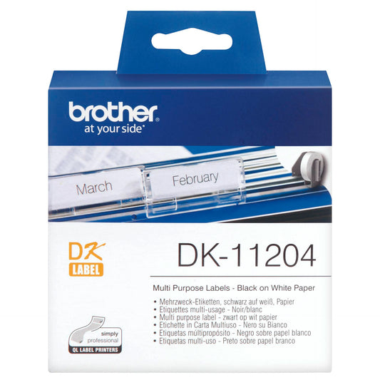 Brother Multi Purpose Labels DK-11204