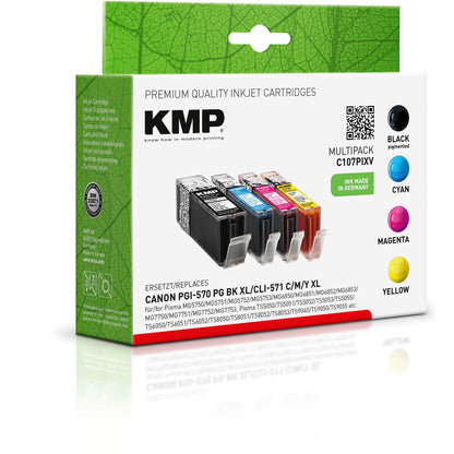 KMP C107PIXV Multipack comp. to Canon PGI-570/CLI-571 XL C/M/Y