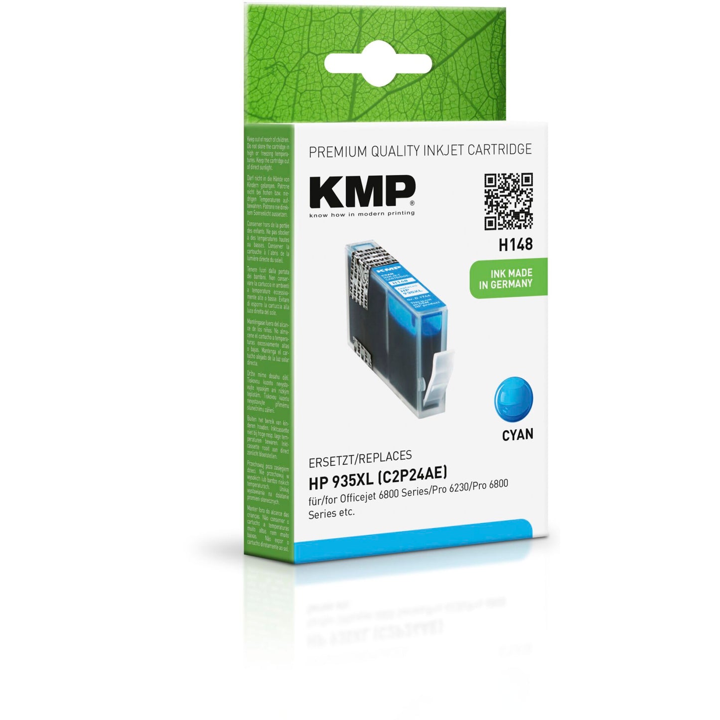 KMP H148 ink cartridge cyan compatible w.  HP C2P24AE 935 XL