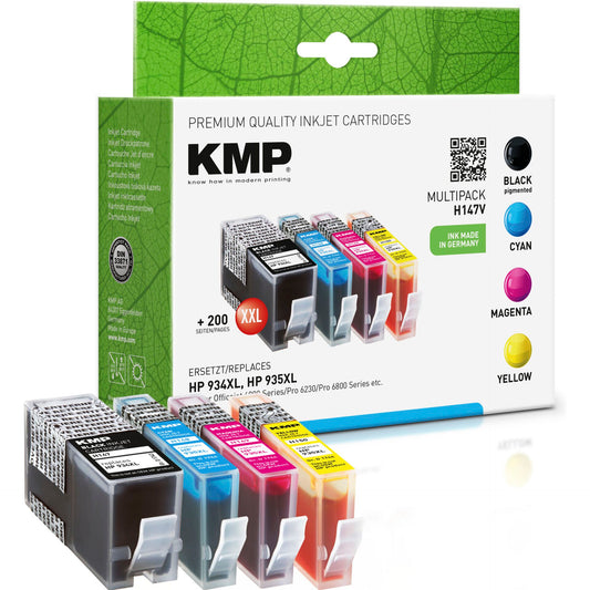KMP H147V Multipack BK/C/M/Y compatible with HP 934/935 XL