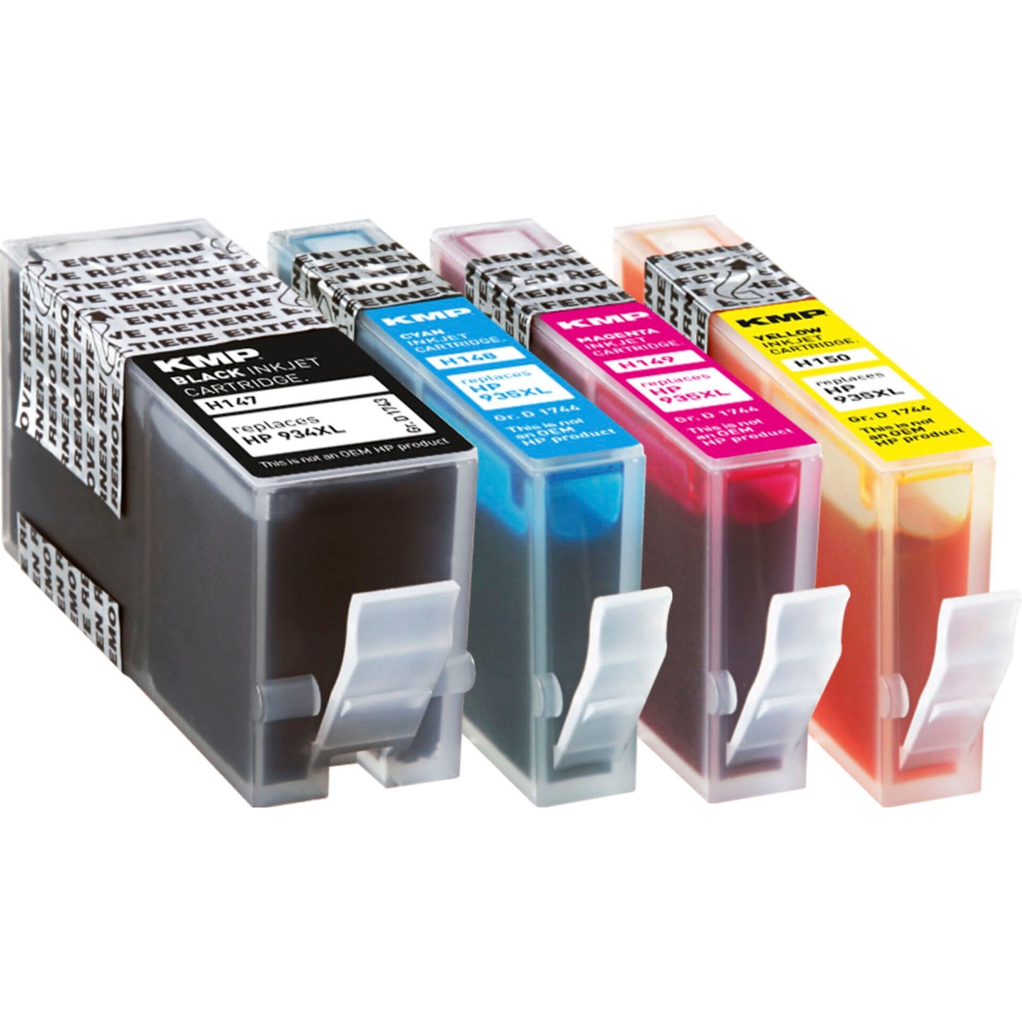KMP H147V Multipack BK/C/M/Y compatible with HP 934/935 XL