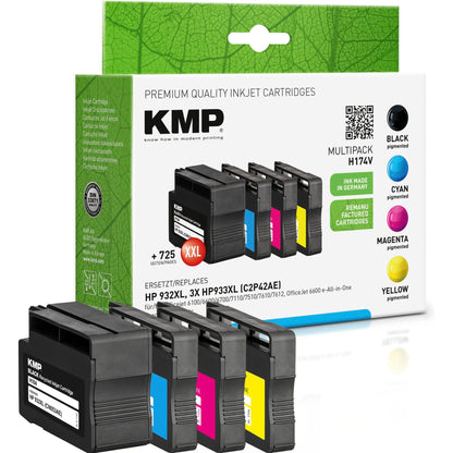 KMP H174V Multipack BK/C/M/Y comp. with HP C2P42AE 932/933 XL