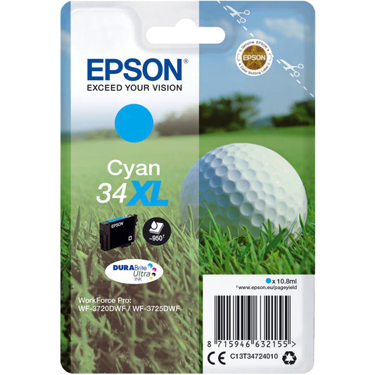 Epson ink cartridge cyan DURABrite Ultra Ink 34 XL T 3472