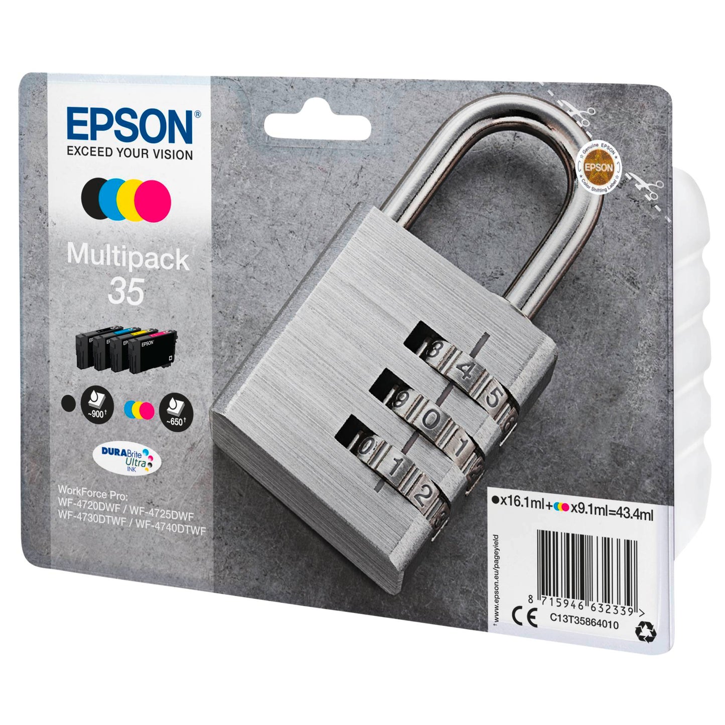 Epson DURABrite Ultra Multipack (4 colors) 35             T 3586