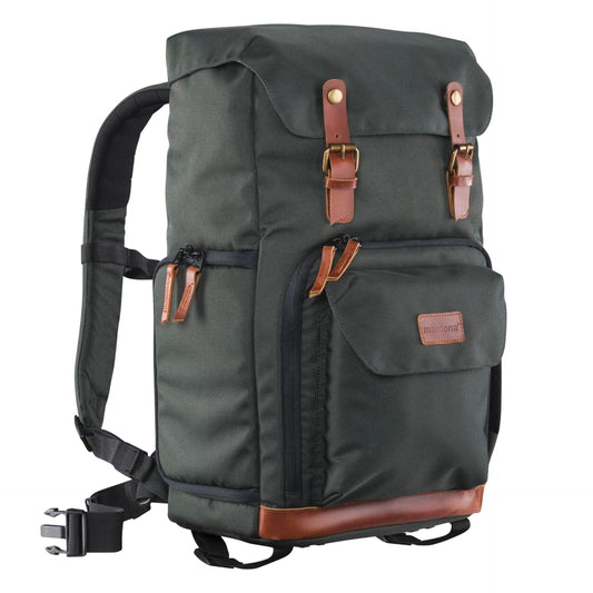 Mantona Camera Backpack Luis retro green