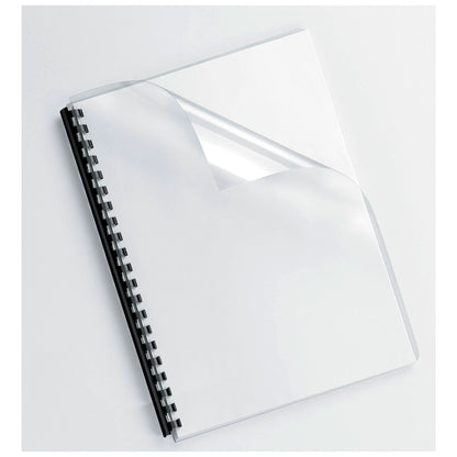Fellowes Binding Covers A4 Clear PVC   240 Mikron