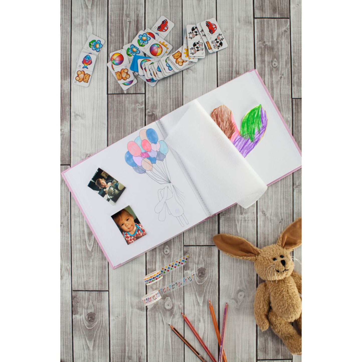 Hama Joana Bookbound 25x25 50 white Pages Kids Album 2368