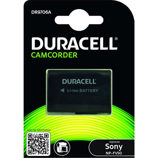 Duracell Li-Ion Battery 700mAh for Sony NP-FV50
