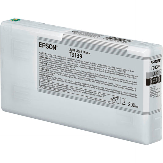 Epson ink cartridge light light black T 913 200 ml        T 9139
