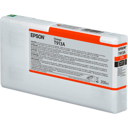 Epson ink cartridge orange T 913 200 ml              T 913A