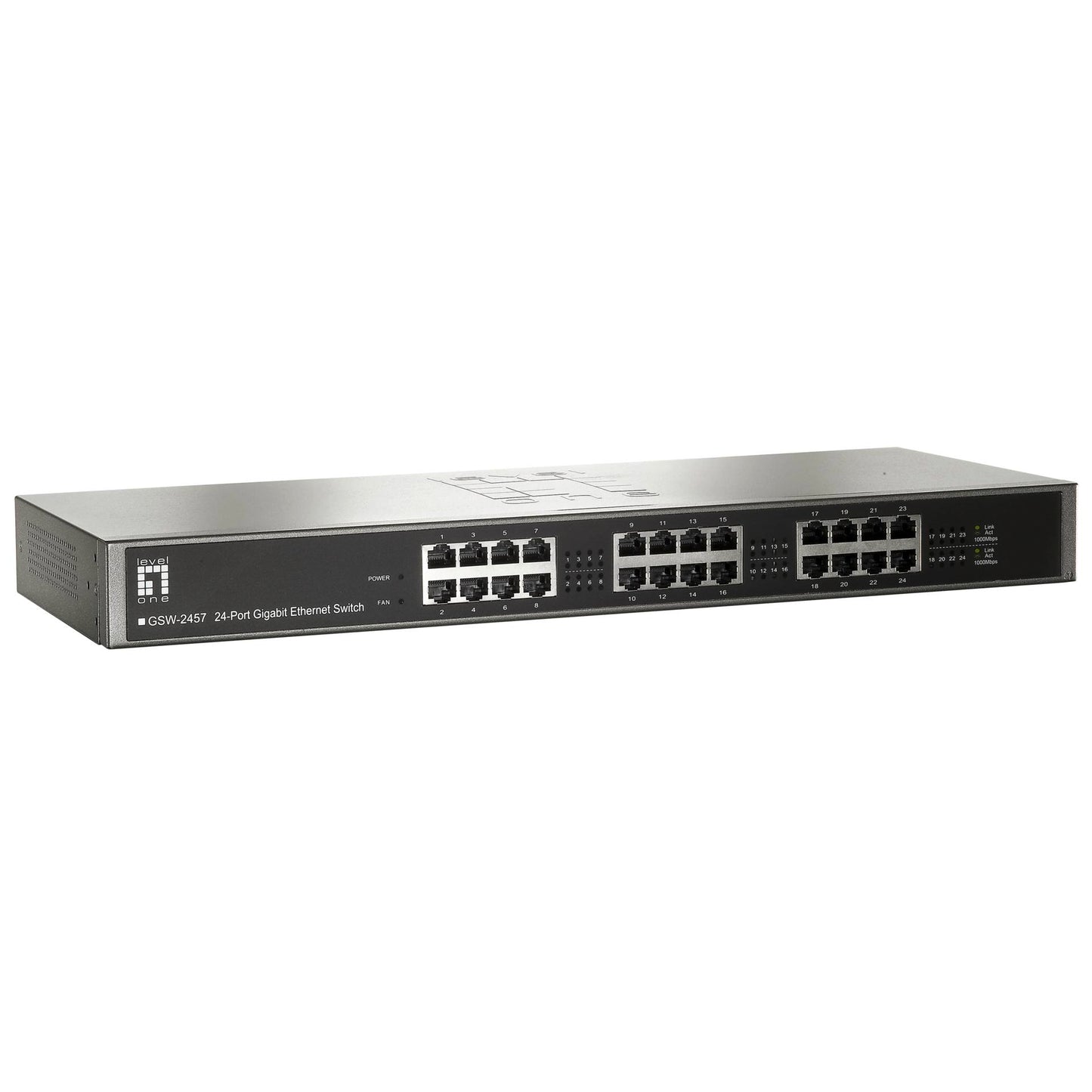 Level One GSW-2457 24-Port Gigabit Ethernet Switch