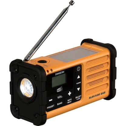 Sangean MMR-88 DAB+ yellow Emergency/Crank/Solar Radio
