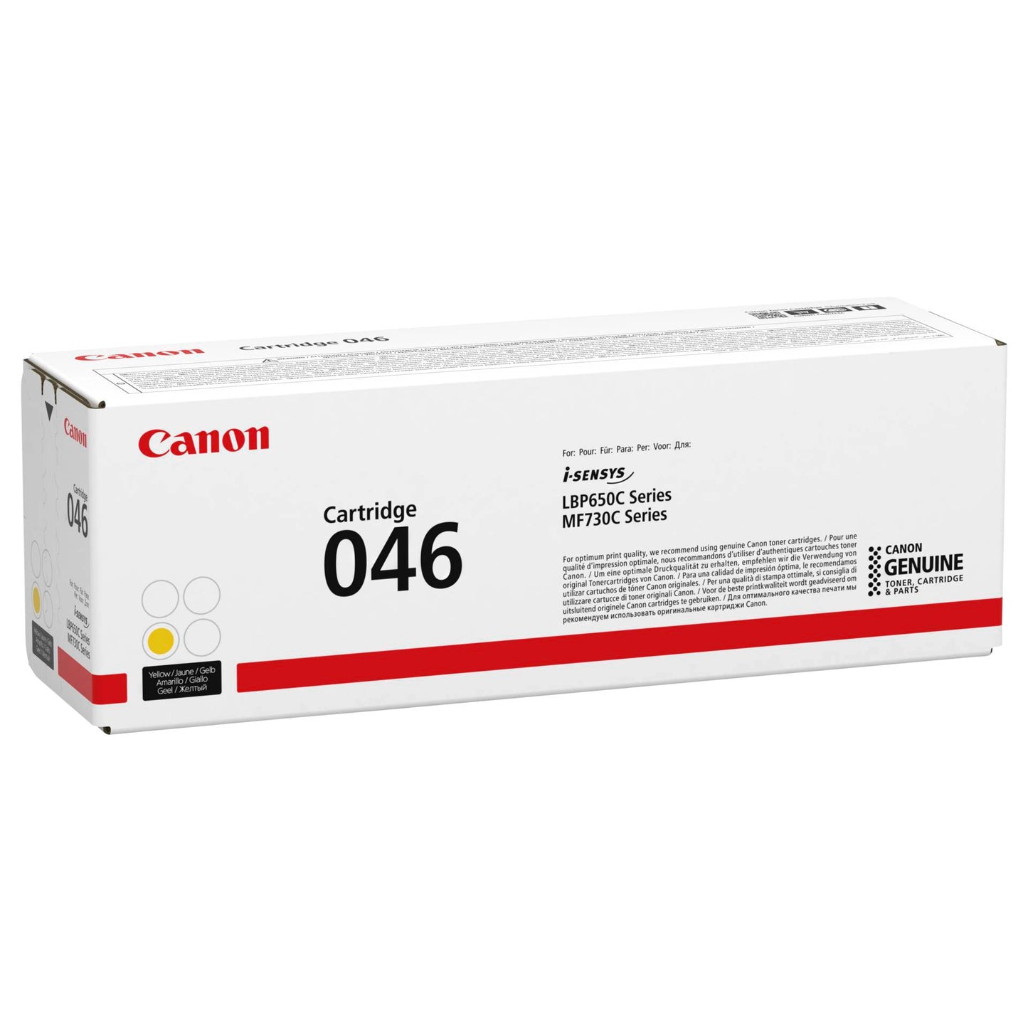 Canon Toner Cartridge 046 Y yellow