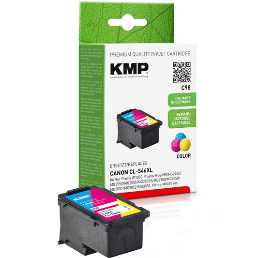 KMP C98 ink cartridge color compatible with Canon CL-546 XL