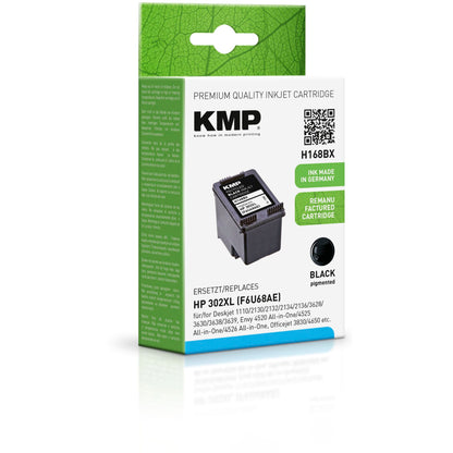 KMP H168BX ink cartridge black compatible with HP F6U68AE