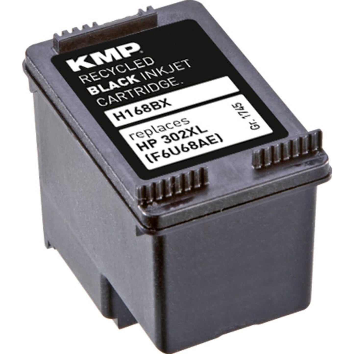 KMP H168BX ink cartridge black compatible with HP F6U68AE