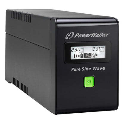 PowerWalker VI 600 SW Safety contact CEE 7/3 (Typ F)