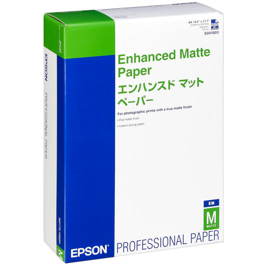 Epson Enhanced Matte Paper A 4, 250 Sheets, 192 g S 041718