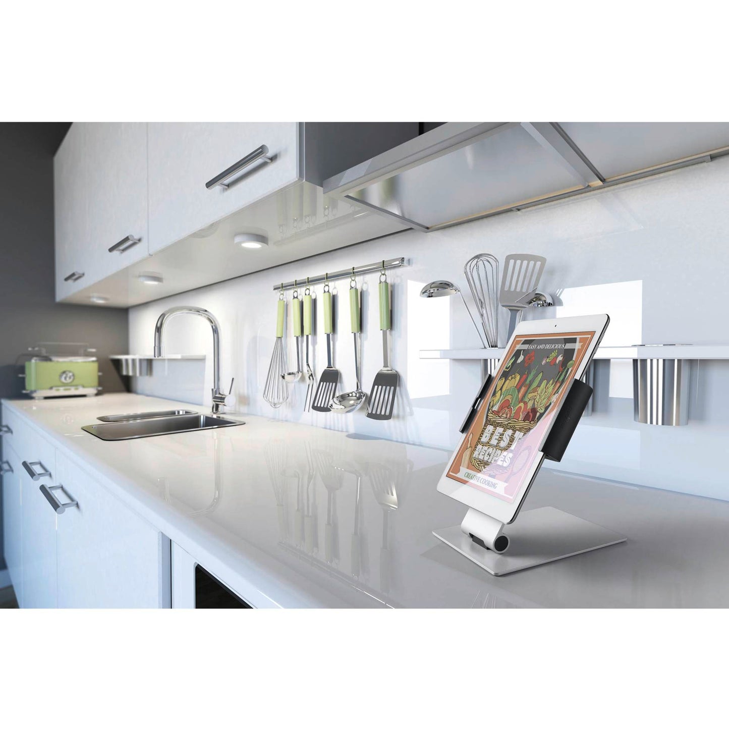 Durable Tablet Holder TABLE metallic silver          8930-23