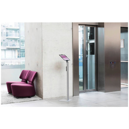 Durable Tablet Holder FLOOR metallic silver          8932-23