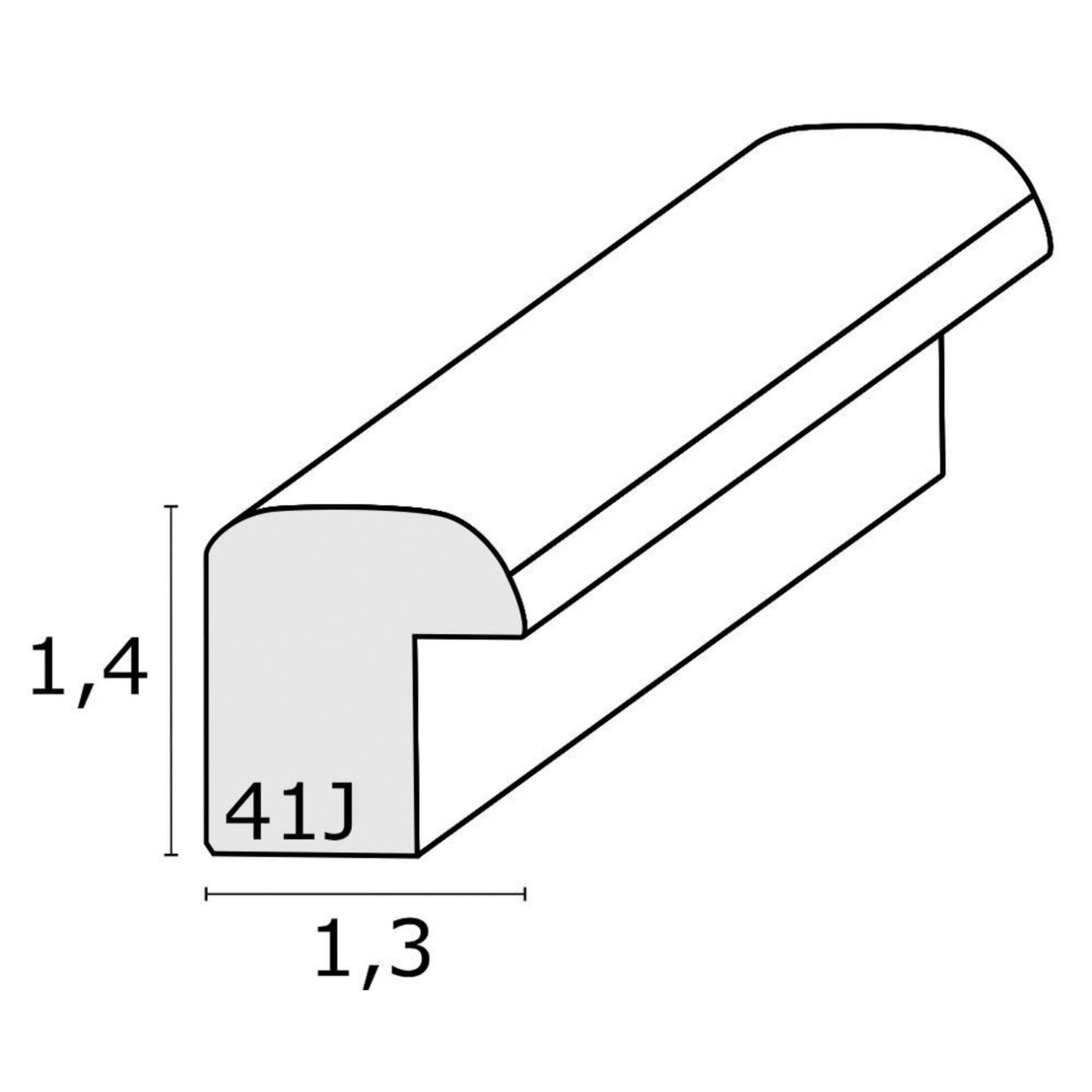 Deknudt S41JL1 DIN A3    29,7x42 Wood white