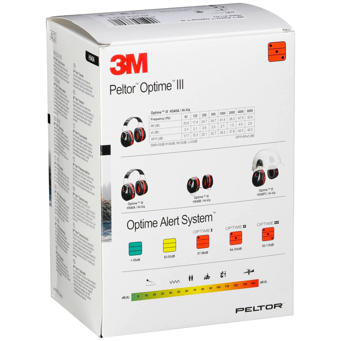 3M Peltor Optime III H540A Hearing Protection 35 dB black