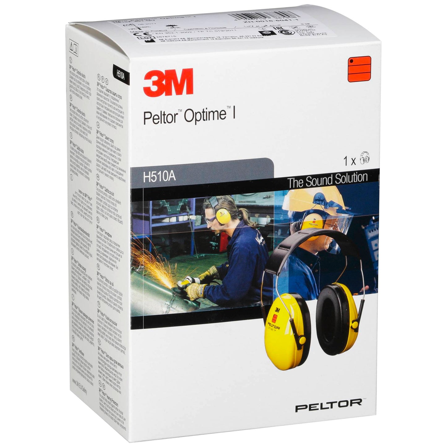 3M Peltor Optime I H510A Hearing Protection 27 dB yellow