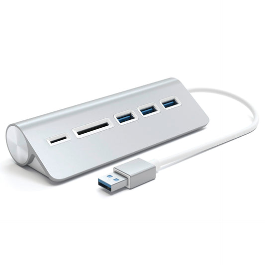 Satechi Aluminum USB 3.0 Hub & Card Reader silver