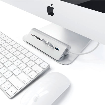 Satechi Aluminum USB 3.0 Hub & Card Reader silver